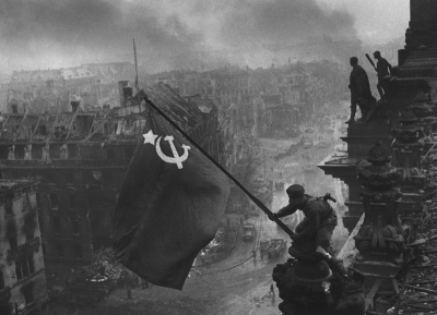 Le drapeau de la victoire